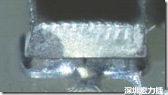 不沾錫，空焊不沾錫