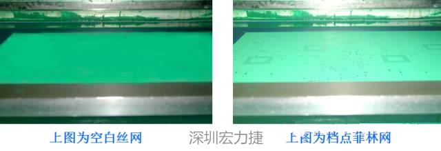 熱風(fēng)整平后導(dǎo)通孔邊緣起泡掉油，采用此工藝方法生產(chǎn)控制比較困難，須工藝工程人員采用特殊的流程及參數(shù)才能確保塞孔質(zhì)量。