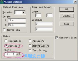轉(zhuǎn)完Gerber后，接著還需轉(zhuǎn)鉆孔，通孔和盲、埋孔的轉(zhuǎn)法有所不同，轉(zhuǎn)通孔只須點(diǎn)擊Add，在彈出的窗口Document Name輸入文件名
